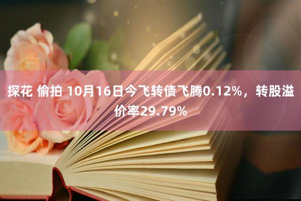 探花 偷拍 10月16日今飞转债飞腾0.12%，转股溢价率29.79%