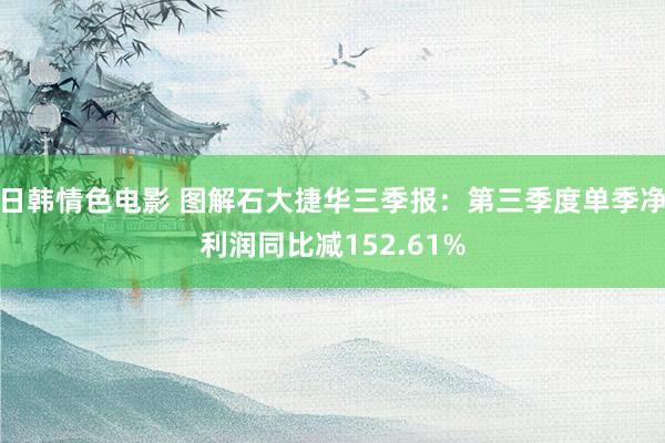 日韩情色电影 图解石大捷华三季报：第三季度单季净利润同比减152.61%